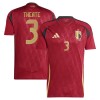 Camiseta de fútbol Bélgica Theate 3 Primera Equipación Euro 2024 - Hombre